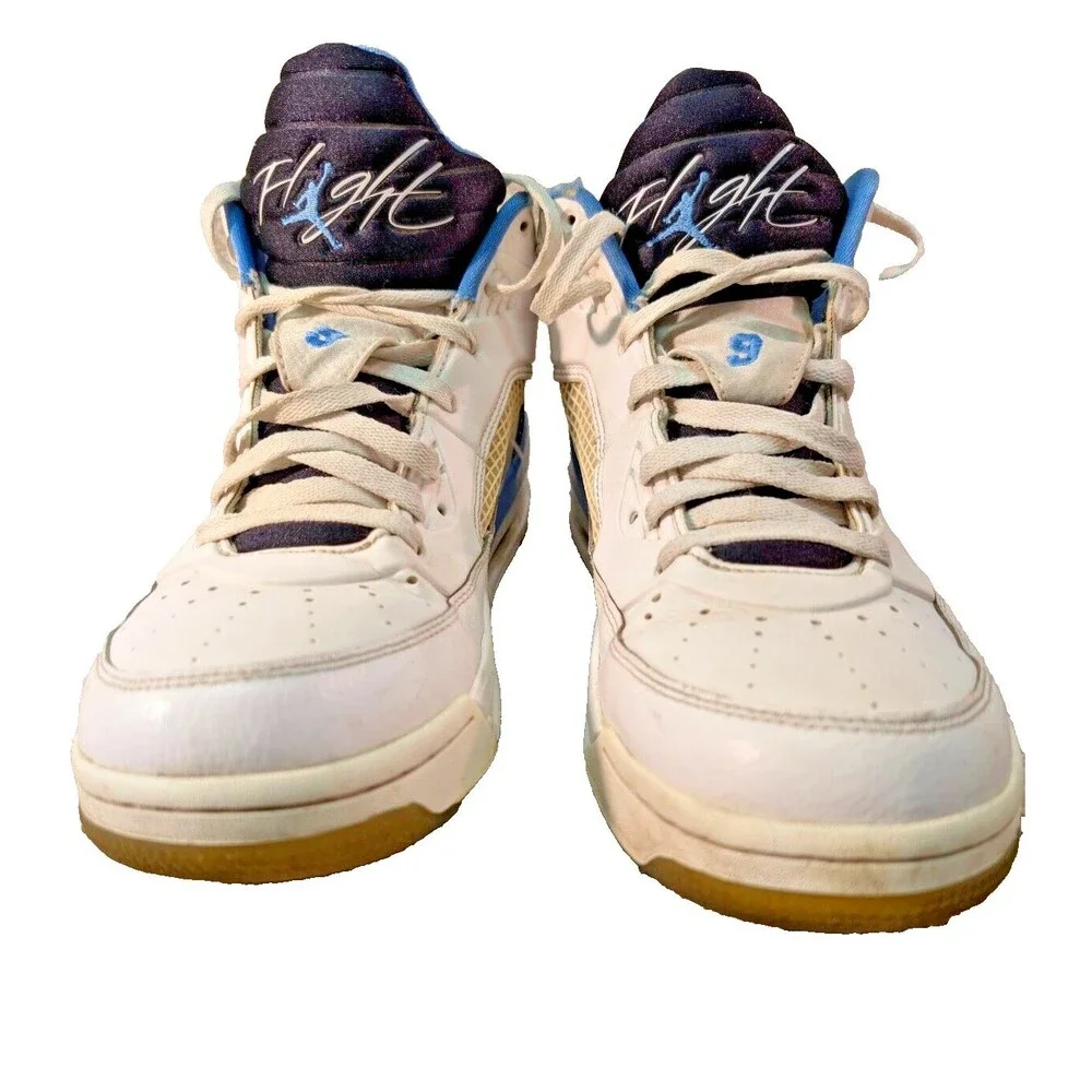Jordan Flight Origin 2 Men’s 11.5 White Blue Tan 715226‑145 Athletic Shoes
